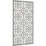 vidaXL Vrtni zidni ukras 105 x 55 cm čelik COR-TEN s maurskim uzorkom | shoptok.hr