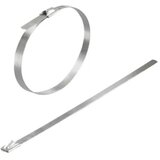Weidmüller Vezica za kabel, 4,6 mm, nehrđajući čelik 1.4404 (316 L), 778 N, srebrna 2791380000 SCT 4.6/125 vezice 100 St. | Eponuda.ba
