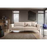 MID.YOU ŠTIRISEDEŽNA ZOFA, krem barve les, tekstil | Shoptok.si