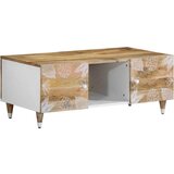 vidaXL Klubska mizica 100x54x40 cm trden mangov les | Shoptok.si