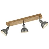Trio Leuchten Tamno sivi/u prirodnoj boji reflektor 11x58 cm Delhi – Cijene