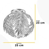  onli - plafonsko svetlo felce 1xE27/22W/230V bronza | Eponuda.com