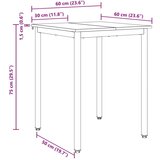  Blagovaonski stolovi METAL | shoptok.hr