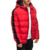 Edoti Men's quilted winter jacket - red | Shoptok.si