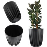 KADAX cvetlični lonček z vstavkom 19x22,5 cm okrogel plastični pokrov vložek, (5000353162) | Shoptok.si