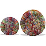  Stolci od bambusa sa chindi detaljima 2 kom višebojni | shoptok.hr