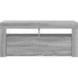 TV ormarić s LED svjetlima boja sivog hrasta sonome 90x35x40 cm | shoptok.hr