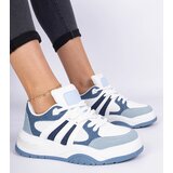 Gemre Blue women's sneakers with chunky laces Bartella | shoptok.hr