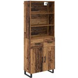 vidaXL Highboard s ladicama Staro drvo 69,5 x 34 x 180 cm | shoptok.hr