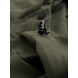 Ombre Men's functional transitional jacket with hood - olive | Shoptok.si