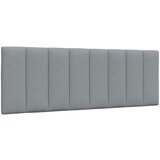 vidaXL Vzglavna stranica svetlo siva 140 cm blago | Shoptok.si