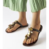  Black elegant flip-flops Zarattini | ePonuda.com