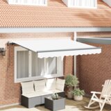  Skrovita tenda Bijela i antracit 350x200 cm 350 x 200 cm | shoptok.hr