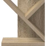  Drvena polica za knjige 4-tierska 30 x 18 x 60 cm Hrast sonoma | shoptok.hr