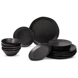 Servis za jelo 18 kom od kamenine Dark Moon –