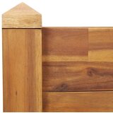  Visoka greda 110x60x44 cm trden akacijev les, (20693178) | Shoptok.si