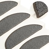 vidaXL Preproge za stopnice 15 kosov sive 56x17x3 cm Cene