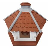  Drvena hranilica za ptice, sa posudom za hranu 40 x 45 x 35 cm | shoptok.hr