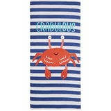 Catherine Lansfield Plavi ručnik za plažu 160x76 cm Crabulous -