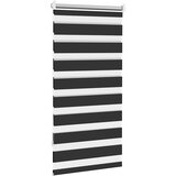 Zebra zavjesa 60,9 x 120 cm Širina tkanine 56,7 cm crna | shoptok.hr