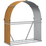  Držač za cjepanice izgledom drva 120x45x140 cm pocinčani čelik | shoptok.hr