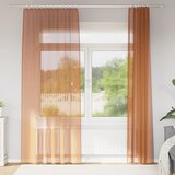 vidaXL Voile zavjese s petljama 2 kom terakota 140x245 cm Cijene