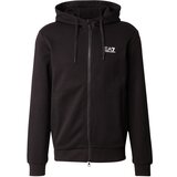 Ea7 Emporio Armani Jopa na zadrgo črna / bela | Shoptok.si