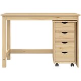  Set ormara za radne stolove 2 kom. Smeđa Masivna borovina | shoptok.hr