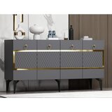 Woody Fashion Ipek - Anthracite, Gold AnthraciteGold Console | ePonuda.com