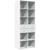 vidaXL Visoka omara bela 70x42,5x185 cm inženirski les | Shoptok.si