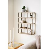 House Nordic Bež metalna polica s više razina 48 cm Lanciano – | shoptok.hr