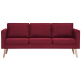  2-dijelni set sofa od tkanine crvena boja vina | shoptok.hr