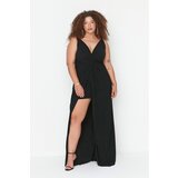 Trendyol Curve Black Knot Detailed Knitted Evening Dress Cijene