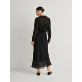 Reserved - Haljina s nabranim efektom - crno | shoptok.hr