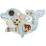 Topi Toys Montesori Drvena Zidna Plavi Delfin Cene