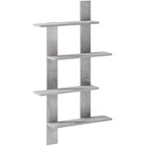  Polica na zidu Betonska siva 61 x 13,5 x 105 cm Cijene