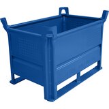 Heson zaboj za zlaganje z drsniki, dxš 800 x 500 mm, nosilnost 1000 kg, modra, od 1 kosov Cene