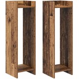  Stalak za biljke s policom 2 pcs Staro drvo 30 x 30 x 100 cm | shoptok.hr