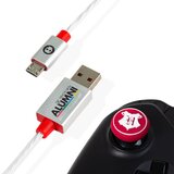 Numskull Official Harry Potter LED Micro USB kabel in ročaji za palico - 1,5 m kabel za hitro polnjenje - združljiv z Xbox One, PlayStation 4, (21328223) | Shoptok.si