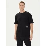 Calvin Klein Majica Off Placement K10K113102 Črna Regular Fit