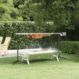 vidaXL Pladanj za roštilj srebrni 118 x 42 x 30 5 cm nehrđajući čelik Cijene