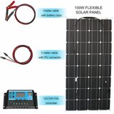 dgsunlight Fleksibilni solarni panel, 1000w moč, monokristalna tehnologija, 100w solarni komplet, (5000156965) | Shoptok.si