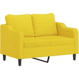 vidaXL 3-dijelni set sofa s jastucima svjetložuti od tkanine | shoptok.hr