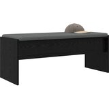  Klupa za hodnik s jastukom Crni hrast 103 x 38 x 40 cm | shoptok.hr