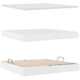  Krevet S LED lampica s uzglavljem Čista bijela 200 x 200 cm PVC | shoptok.hr