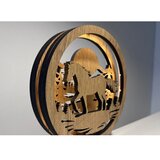  Li-Go 23598/DUB2 - LED prigušiva stona dekoracija LED/12W/230V 20x22 cm hrast | Eponuda.com