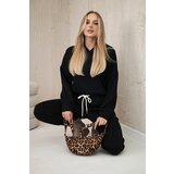 Kesi Włoski Viscose set hoodie + pants black | shoptok.hr