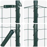 Euro Ograđivanje Ukop 50 x 0,4 m Čelik premazan PVC-om Zelena | shoptok.hr
