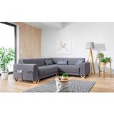 Miuform Siva sklopiva/s prostorom za odlaganje kutna garnitura (s desnim kutom/u obliku slova L) Classy Sophie – | shoptok.hr