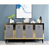 Woody Fashion Bare - Anthracite, Gold AnthraciteGold Console Cene